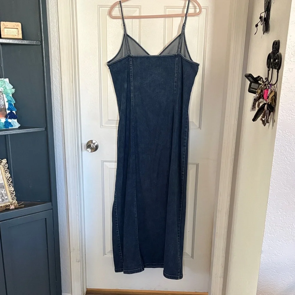 American Eagle Outfitters Dark Blue Maxi Dress - Picture 3 of 5